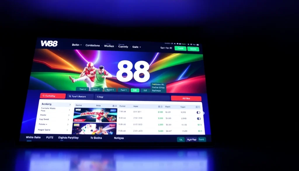 Engaging W88 online betting platform with live sports and casino options for seamless user engagement.
