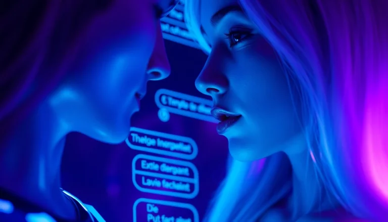 Screenshot of a nsfw ai chat app showing an unfiltered, real-time conversation with a digital AI girlfriend, highlighting raw and spontaneous dialogues for adult users.