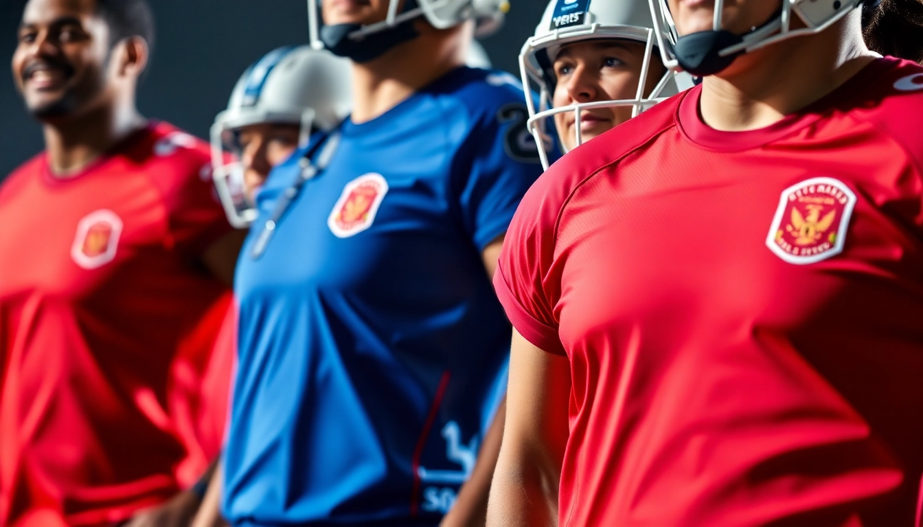High-quality team uniforms being worn by athletes during a game, showcasing durability and style to attract sports teams seeking custom apparel solutions.