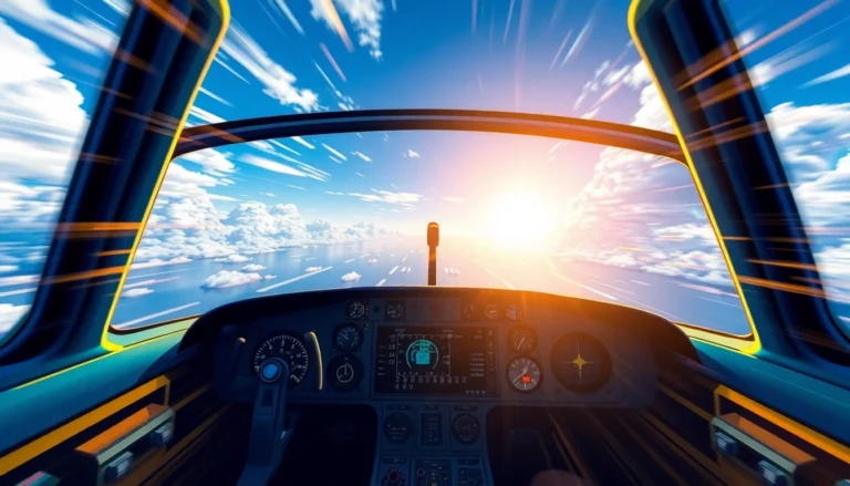 Aviator game in action with a pilot navigating through challenges with vibrant graphics and immersive effects.