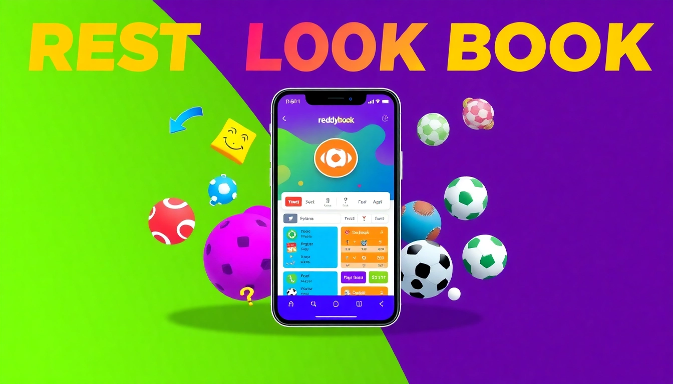 Reddy Book online betting platform dashboard on smartphone with sports icons and vibrant interface, showcasing seamless betting experience for users.