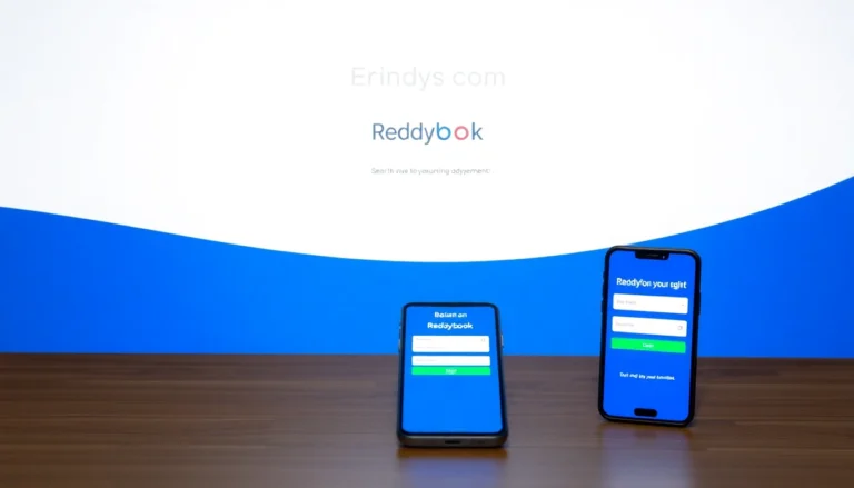 Easy Reddybook login page with secure interface on desktop and mobile devices for seamless access