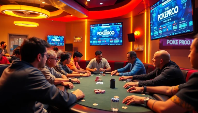 Best pokerbros clubs showcase lively online poker rooms with players enjoying tournaments and cash games, emphasizing vibrant gaming communities.