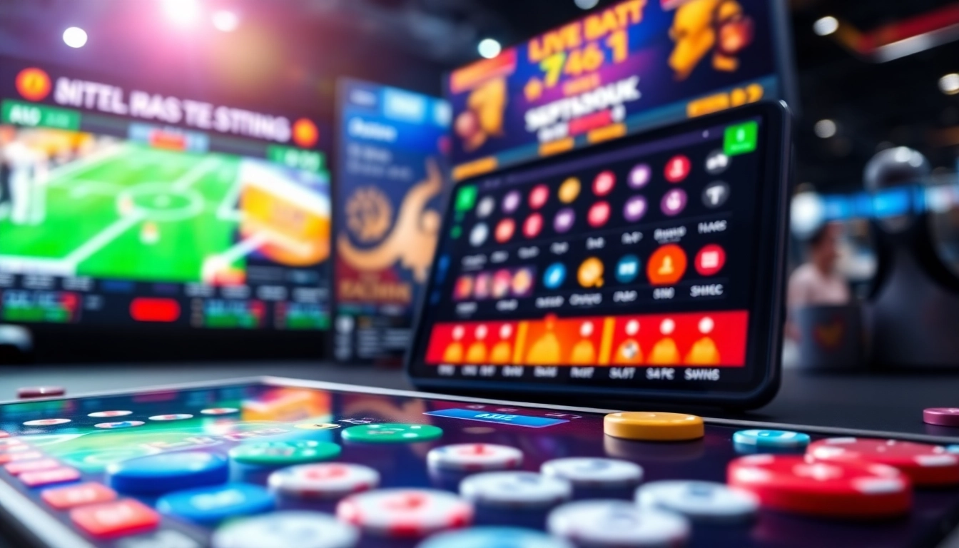 Gold365 online betting platform banner showing sports, casino games, and app screens for easy navigation.