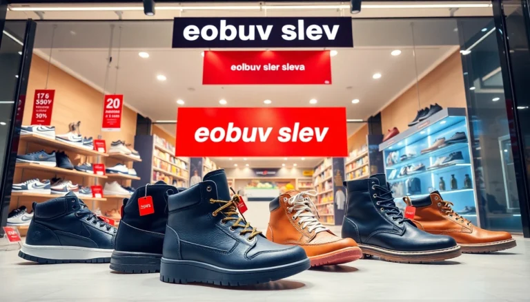 Online shopping for eobuv sleva offers high-quality footwear discounts with bold banners on