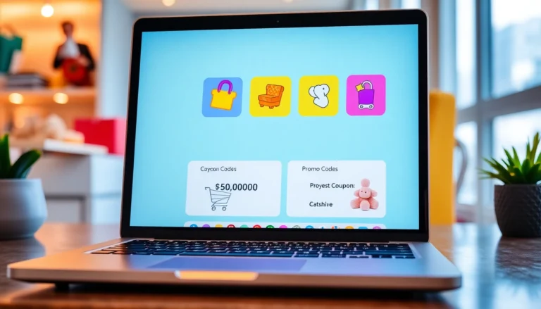 Professional person redeeming coupon codes on a laptop to save money while shopping online