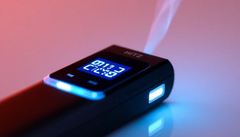 The best Hitz 2g reviews httpshitzcalifornia.comshop are shown on a LED screen of a sleek